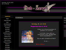 Tablet Screenshot of club-karree.de